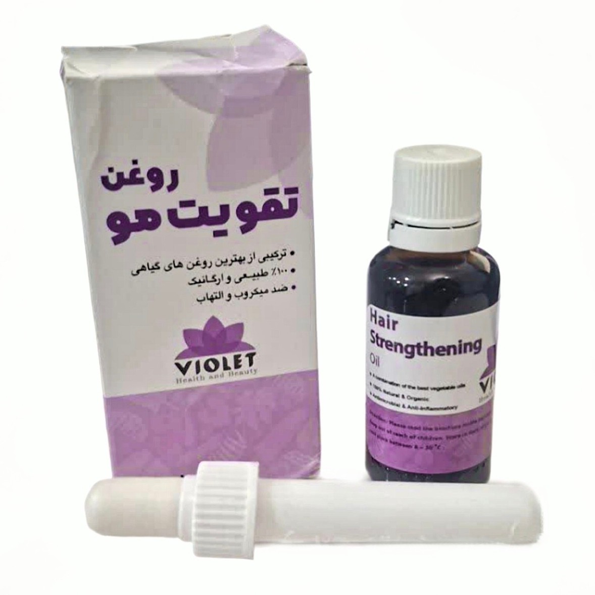 روغن تقویت مو ویولت 30 گرم فدک (تقویت مو و پیاز مو)