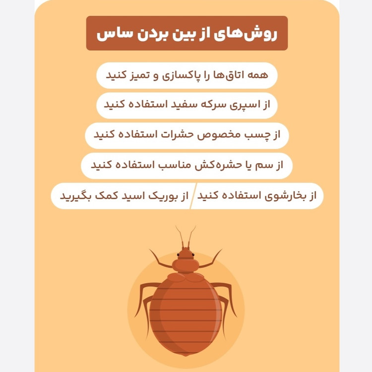 سم ساس کش کراس فایر راه حل نوین از بین بردن ساس ها ارسال رایگان