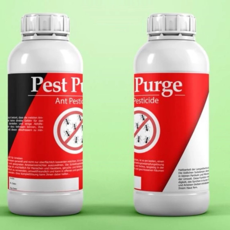 سم مورچه کش Pest Purge پست ارسال رایگان به همراه یک عدد سمپاش سرنوشابه ای مدل 1