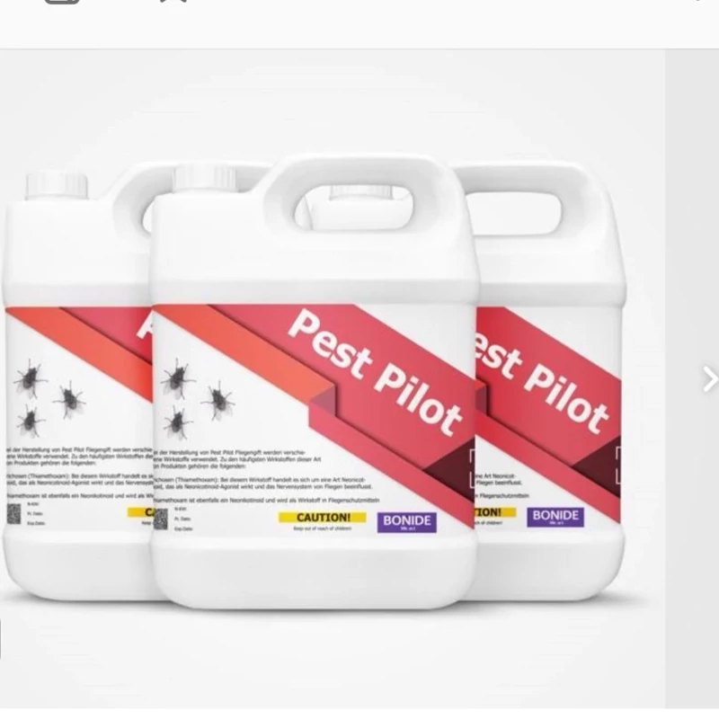 سم مگس کش  4 لیتری عمده Pest pilot ارسال رایگان به همراه یک عدد سمپاش سرنوشابه ای مدل 1
