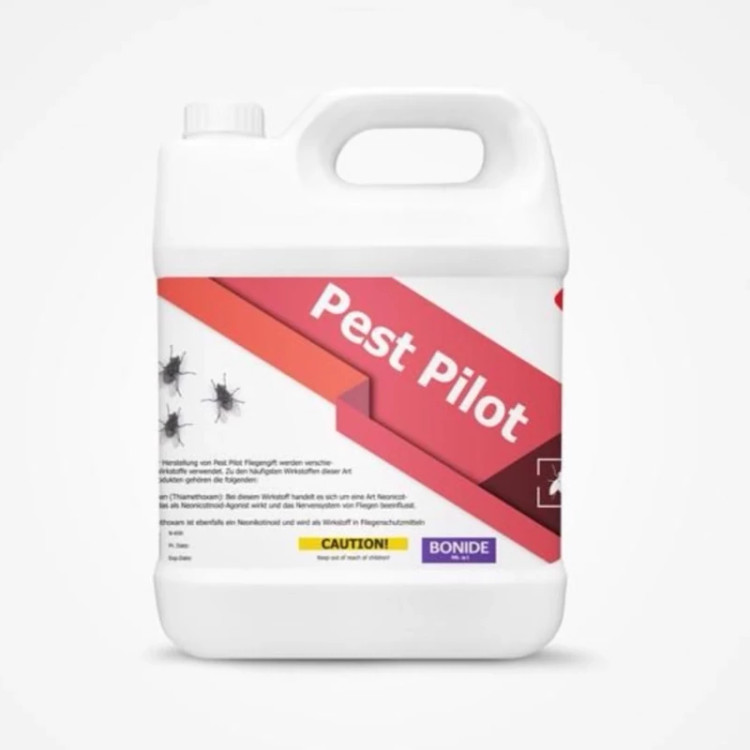 سم مگس کش 4 لیتری عمده Pest pilot ارسال رایگان به همراه یک عدد سمپاش سرنوشابه ای مدل 1