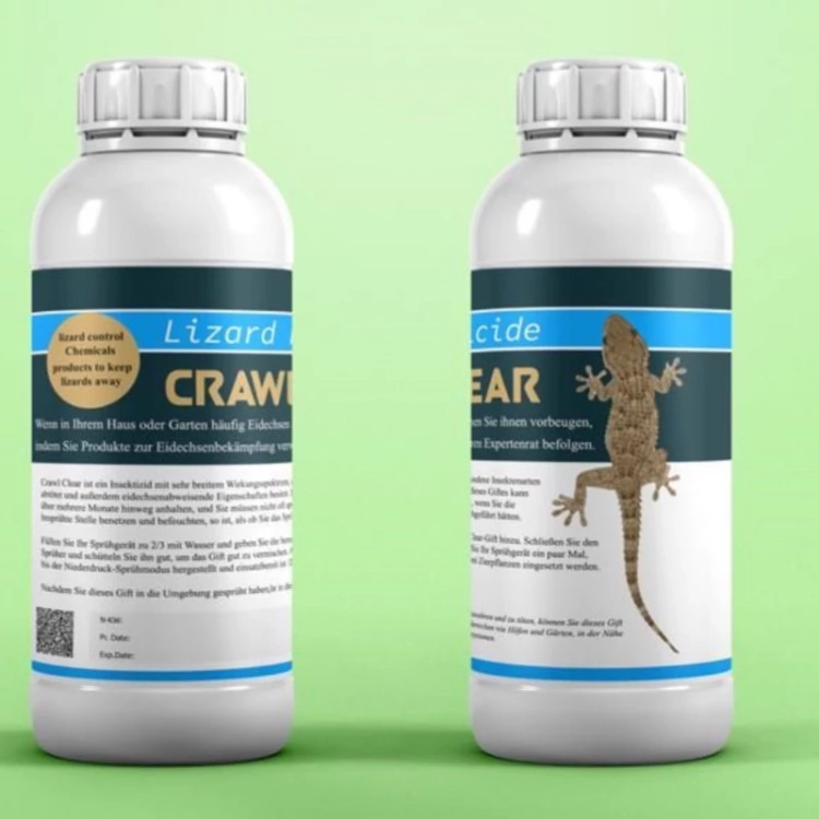 سم مارمولک کش قدرتمند Crawl Clear کراول کلیر ارسال رایگان به همراه یک عدد سمپاش سر نوشابه ای مدل 1