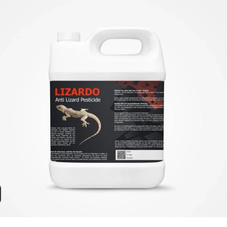 سم کشنده مارمولک Lizardo لیزارد 4 لیتری عمده ارسال رایگان به همراه یک عدد سمپاش سر نوشابه ای مدل 1