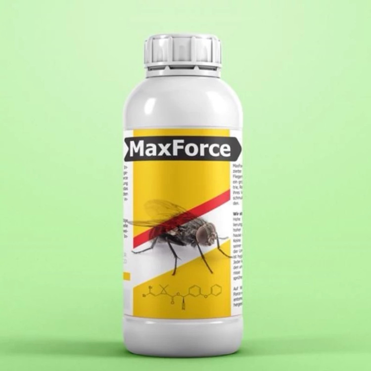 سم قدرتمند مکس فورس MaxForce برای کنترل مگس ارسال رایگان به همراه یک عدد سمپاش سر نوشابه ای مدل 1