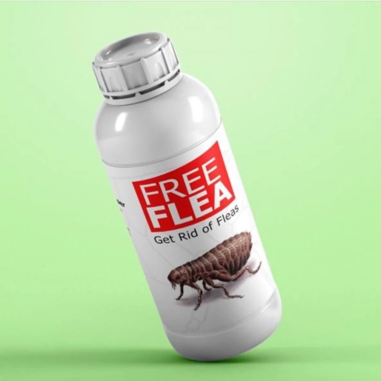 سم ضد کک Free flea کنه کش بسیار قدرتمند فری اف لیا ارسال رایگان به همراه یک عدد سمپاش سرنوشابه ای مدل 1