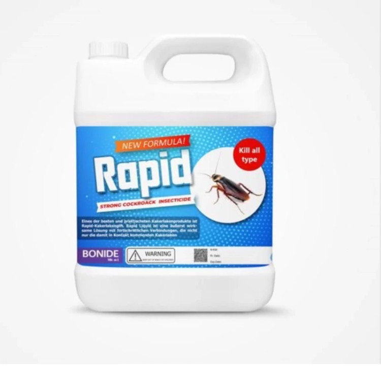 سم سوسک کش 4 لیتری عمده قدرتمند راپید Rapid ارسال رایگان به همراه یک عدد سمپاش سر نوشابه ای مدل 1
