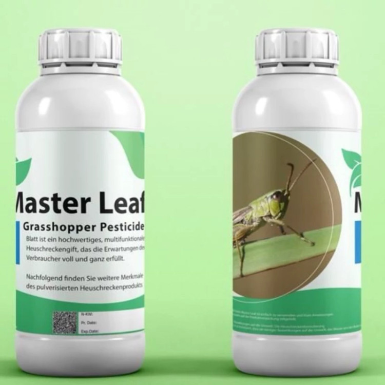 سم حشره کش مخصوص ملخ Master leaf ارسال رایگان به همراه سمپاش سرنوشابه ای مدل 1