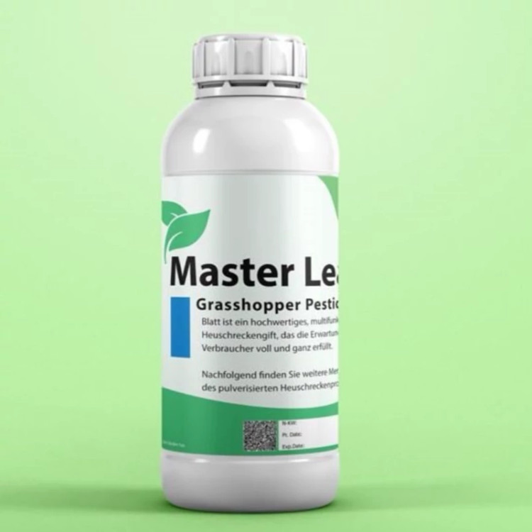 سم حشره کش مخصوص ملخ Master leaf ارسال رایگان به همراه سمپاش سرنوشابه ای مدل 1