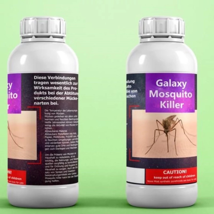 سم پشه کش Galaxy Mosquito Killer گلکسی ارسال رایگان به همراه یک عدد سمپاش سرنوشابه ای مدل 1
