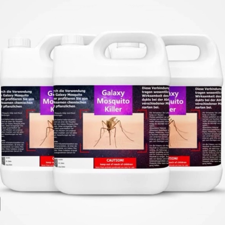 سم پشه کش 4 لیتری عمده Galaxy Mosquito Killer ارسال رایگان به همراه یک عدد سمپاش سرنوشابه ای مدل 1