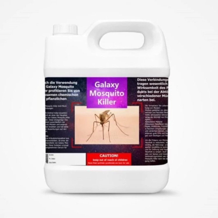 سم پشه کش 4 لیتری عمده Galaxy Mosquito Killer ارسال رایگان به همراه یک عدد سمپاش سرنوشابه ای مدل 1