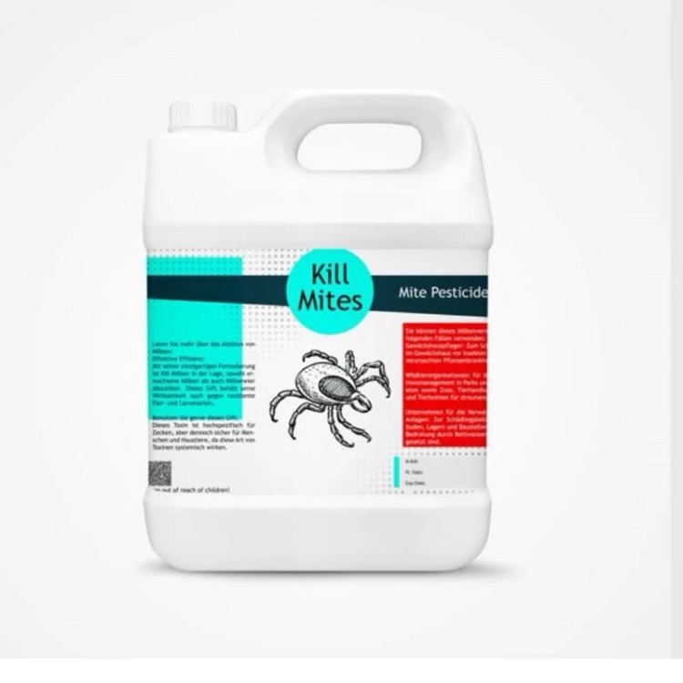 سم 4 لیتری عمده کنه کش موثر با ویژگی زیاد Kill mites ارسال رایگان به همراه سمپاش سرنوشابه ای مدل 1