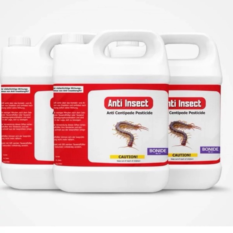 سم 4 لیتری عمده کشنده هزارپا و صدپا Anti insect ارسال رایگان به همراه یک عدد سمپاش سرنوشابه ای مدل 1