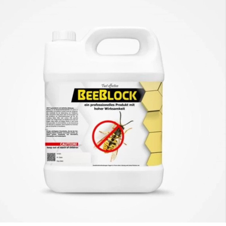 سم 4 لیتری عمده ضد زنبور BeeBlock زنبورکش ارسال رایگان به همراه یک عدد سمپاش سرنوشابه ای مدل 1