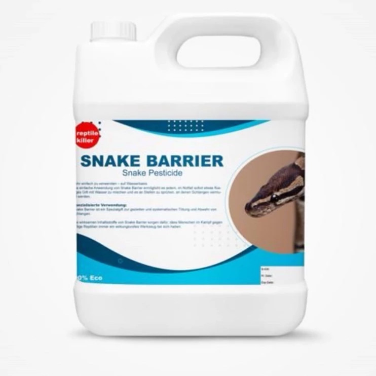سم 4 لیتری عمده دافع و کشنده انواع مارها Snake Barrier ارسال رایگان به همراه یک عدد سمپاش سرنوشابه ای مدل 1
