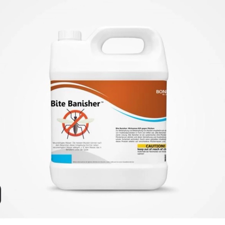 سم 4 لیتری عمده پشه کش قوی Bite Banisher ارسال رایگان به همراه سمپاش سر نوشابه ای مدل 1