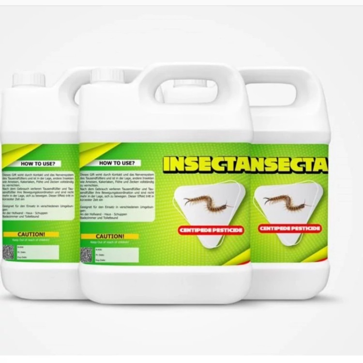 سم 4 لیتری عمده برای حشره 1000 پا - هزار پا کش Insecta ارسال رایگان به همراه سمپاش سرنوشابه ای مدل 1