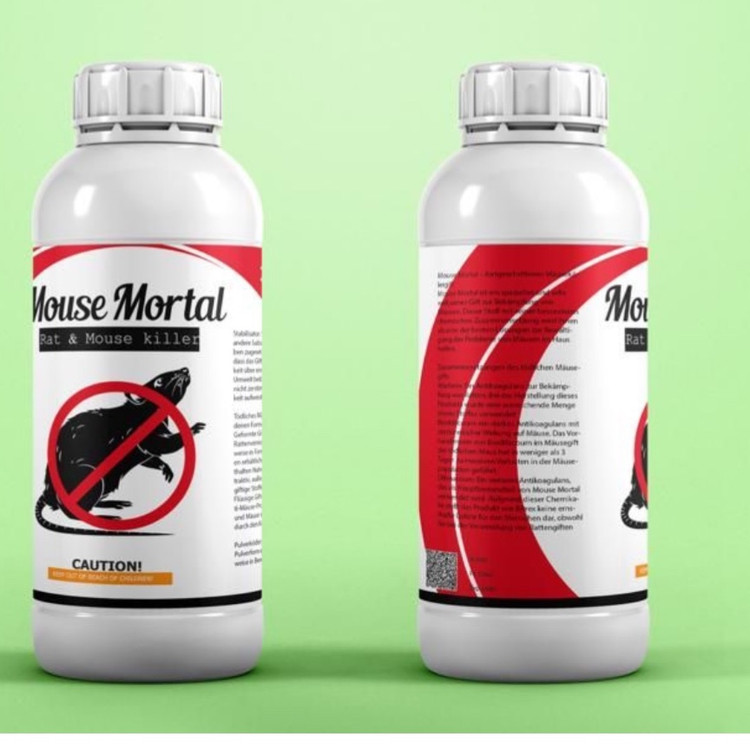 سم موش کش Mouse Mortal ارسال رایگان به همراه یک عدد سمپاش سرنوشابه ای