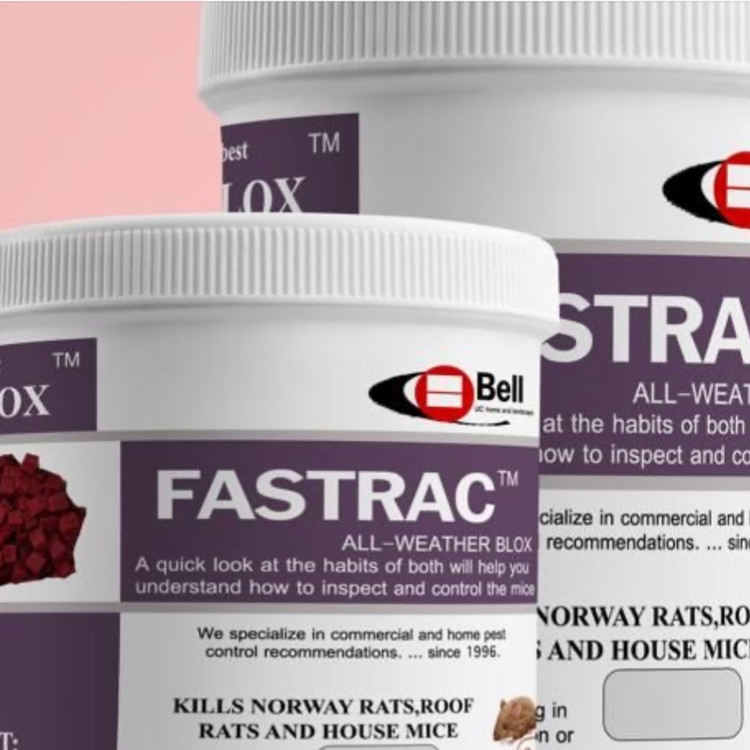 سم موش کش 500 گرمی فسترک بلاکس ارسال رایگان Fastrac Blox