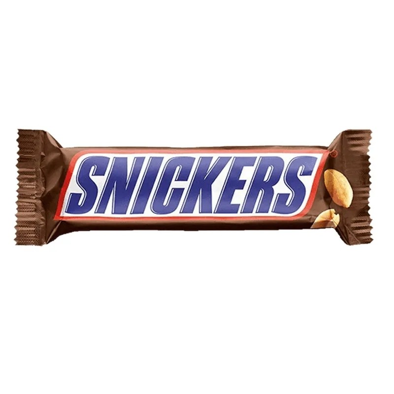 شکلات بار اسنیکرز با مغز بادام زمینی 50 گرم جعبه 24 عددی