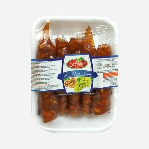 سوجوک شیره انگور و گردو سیدلر وزن 300 گرم Seyyidler