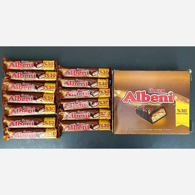 شکلات آلبنی اولکر 52 گرمی Ulker Albeni بسته ی 18 عددی