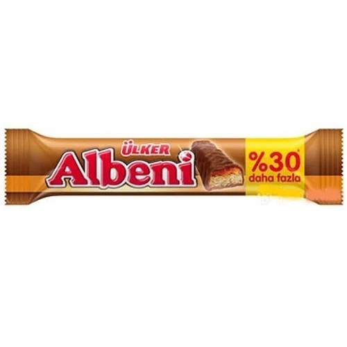 شکلات آلبنی اولکر 52 گرمی Ulker Albeni بسته ی 18 عددی