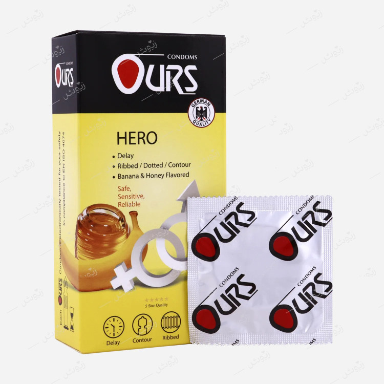 کاندوم تاخیری خاردار اورز 12 عددی موز و عسل Hero