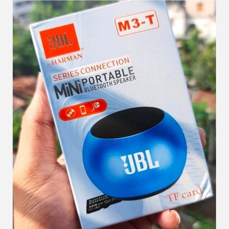 اسپیکر بلوتوث جی بی ال JBL Mini M3 مدل مینی دارای بدنه فلزی