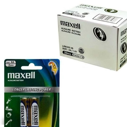 باتری قلمی و نیم قلمی آلکالاین مکسل Maxell