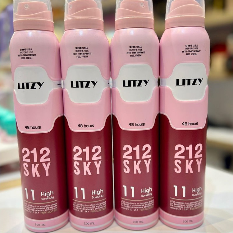 اسپری بدن لیتزی Litzy (200 میل) رایحه 212