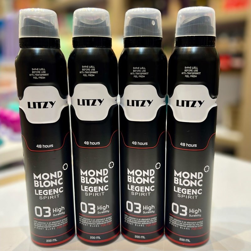 اسپری بدن لیتزی Litzy (200 میل) رایحه مونبلان