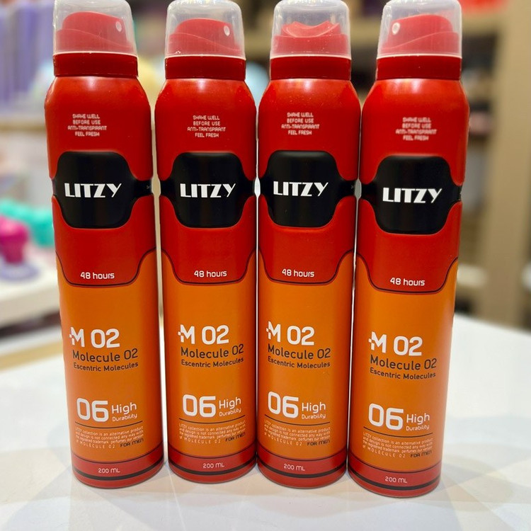 اسپری بدن لیتزی Litzy (200 میل) رایحه مولکول