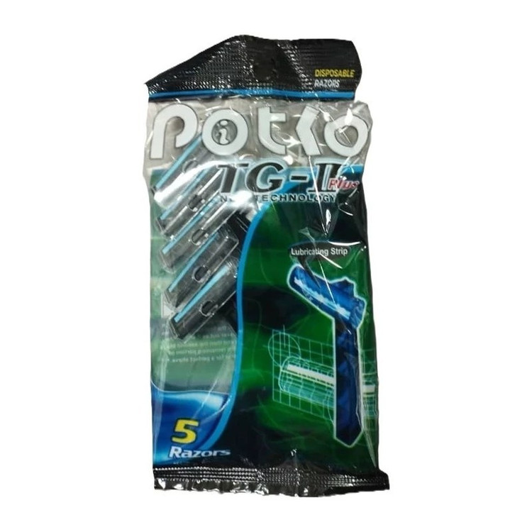 ژیلت اقتصادی پوتکو صابوندار بسته 5 عددی - اصلی - عمده 40 عددی