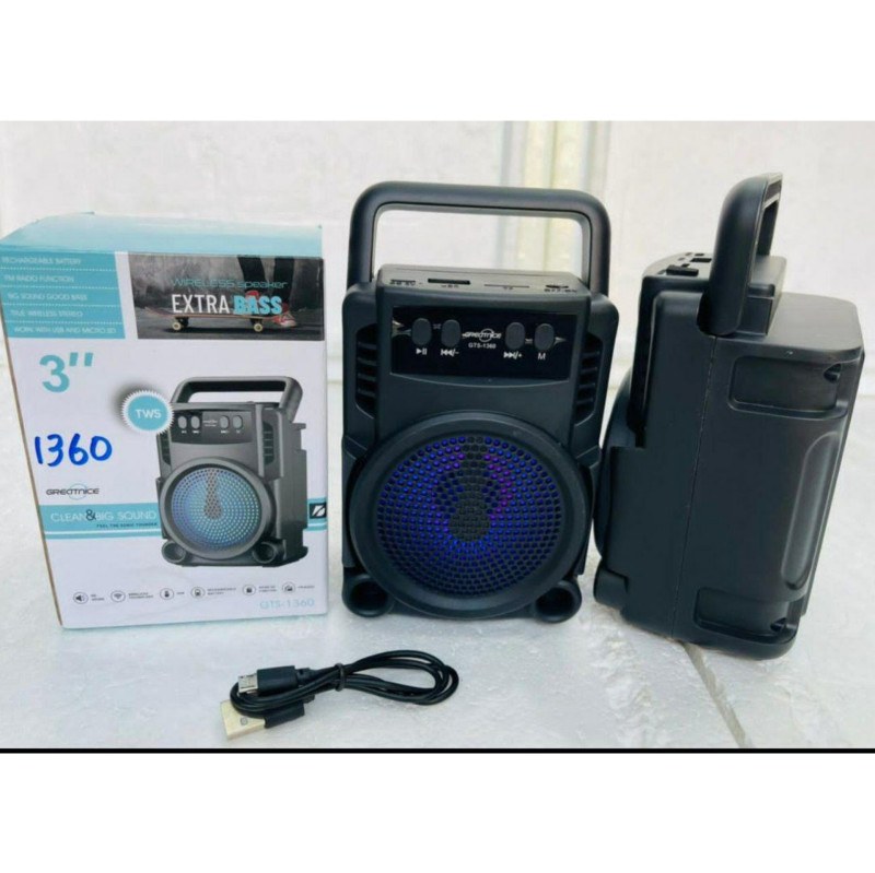 اسپیکر بلوتوثی قابل حمل گریت نایس مدل GTS-1360 - ارسال رایگان