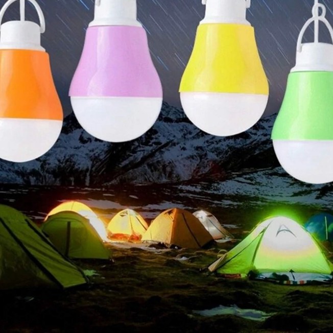 چراغ آویز اضطراری LED USB مدل لامپ سیم دار 5 وات یو اس بی