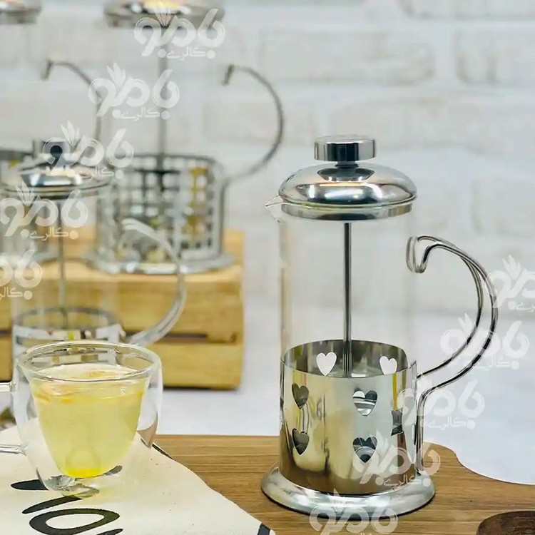 فرنچ پرس استیل 600 میل - ارسال رایگان