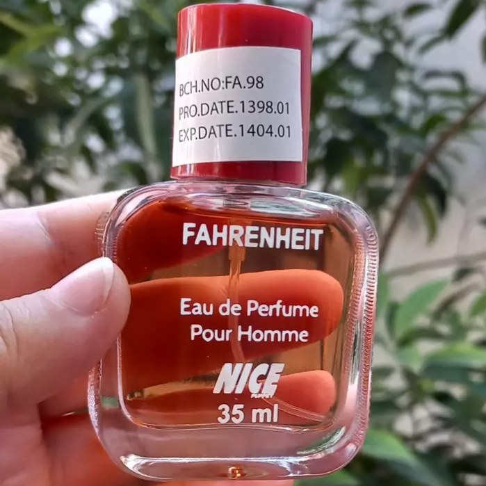 عطر جیبی نایس پاپت مدل فارنهایت  Fahrenheit حجم 35 میلی لیتر