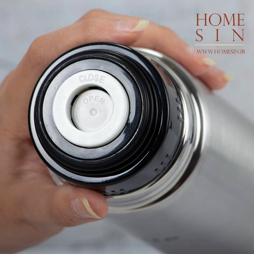 فلاسک طرح یونیک استیل 1 لیتری کاوردار - ارسال رایگان