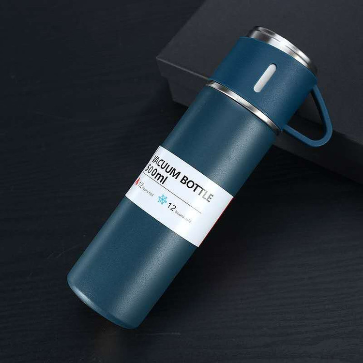 فلاکس سه کاپ سه لیوانه نیم لیتری مدل Vacuum Flask