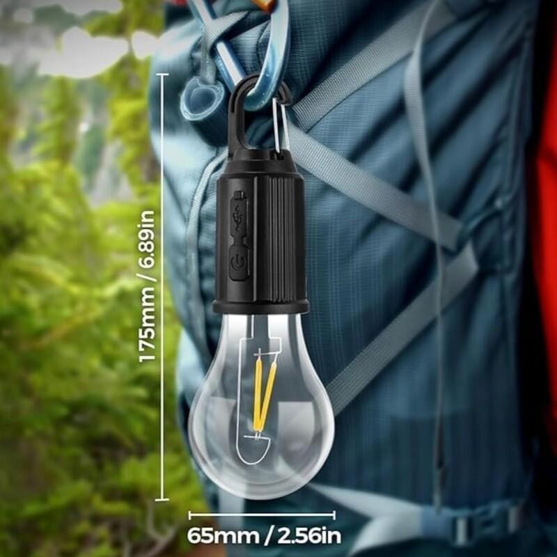 چراغ آویز شارژی اضطراری کمپی چادری فلامنتی