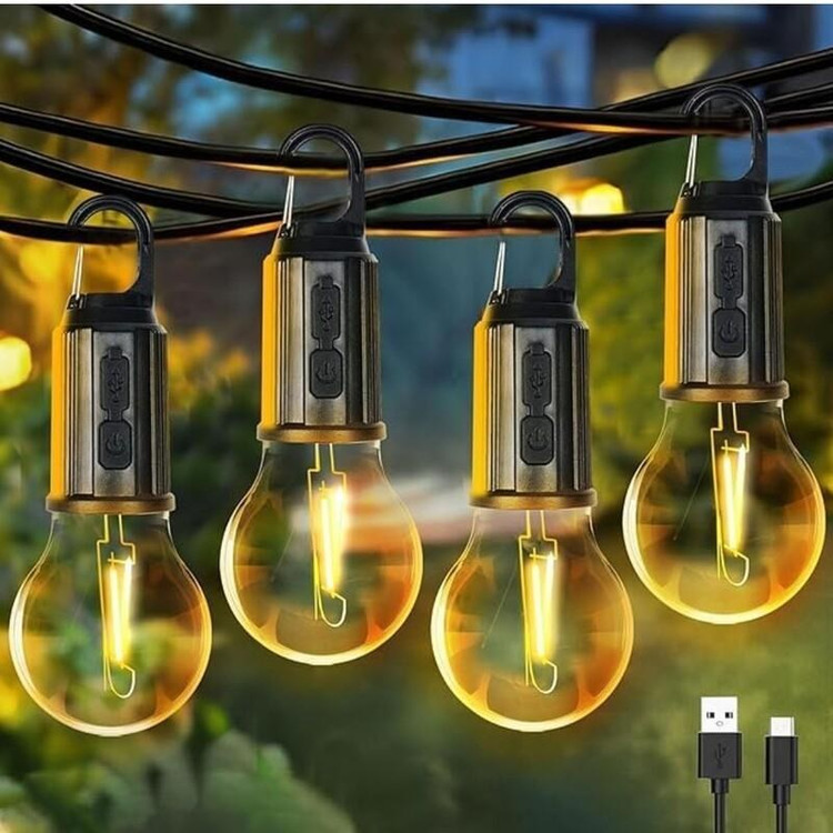 چراغ شارژی آویز اضطراری کمپی چادری فلامنتی