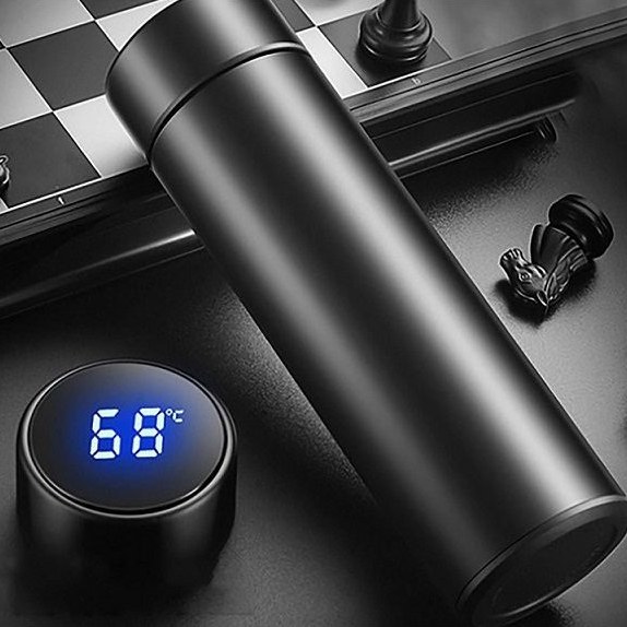 فلاسک نیم لیتری یونیک هوشمند درجه دار قلمی