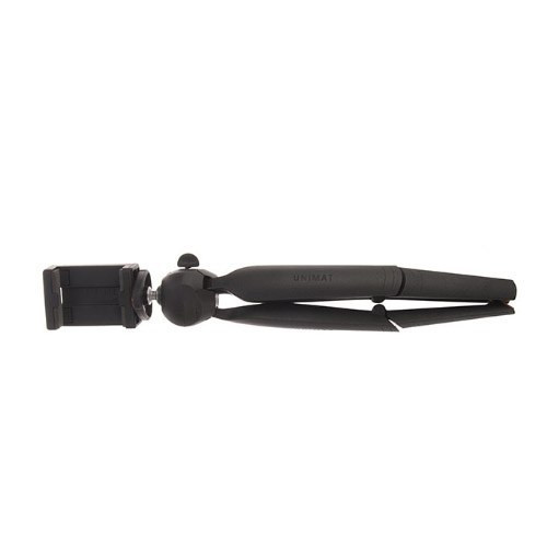 سه پایه گوشی موبایل، دوربین، رینگ لایت دارای پایه های جمع شونده جهت تنظیم D909 Unimat (اصلی) - ارسال رایگان