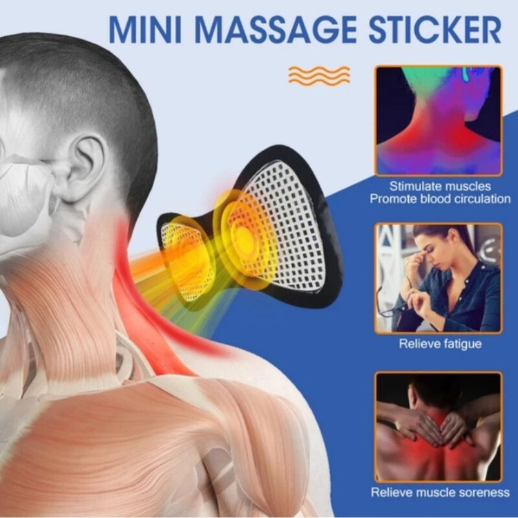ماساژور پروانه ای شارژی و مینی تنس الکترومغناطیسی مدل EMS
