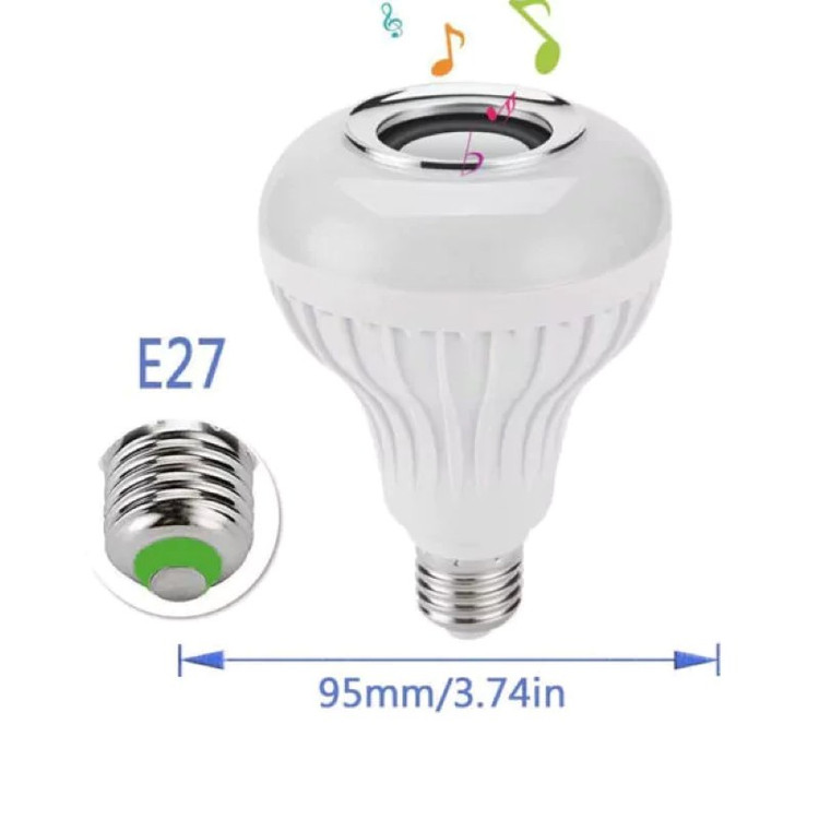 چراغ رقص نور موزیکال. هم چراغ هم اسپیکر هم رقص نور LED Music Bulb