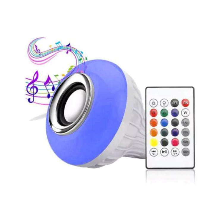 چراغ رقص نور موزیکال. هم چراغ هم اسپیکر هم رقص نور LED Music Bulb - ارسال رایگان