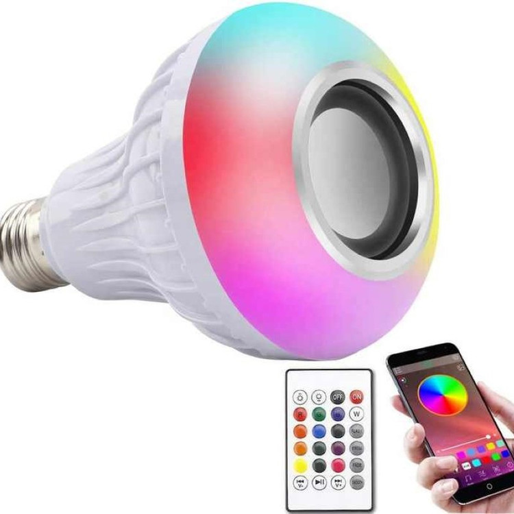 چراغ رقص نور موزیکال. هم چراغ هم اسپیکر هم رقص نور LED Music Bulb - ارسال رایگان