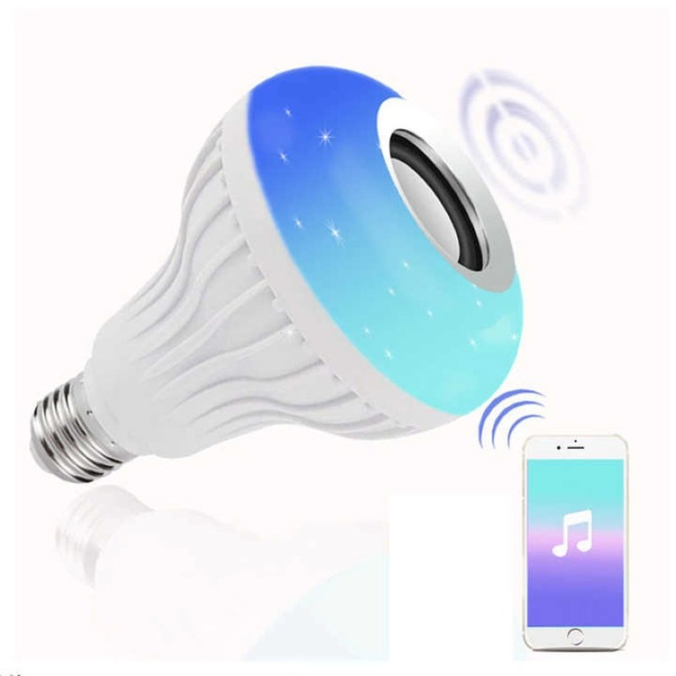 چراغ رقص نور موزیکال. هم چراغ هم اسپیکر هم رقص نور LED Music Bulb - ارسال رایگان