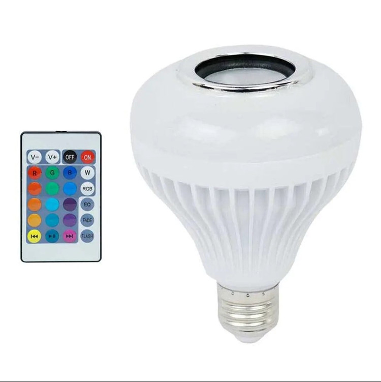 چراغ رقص نور موزیکال. هم چراغ هم اسپیکر هم رقص نور LED Music Bulb - ارسال رایگان
